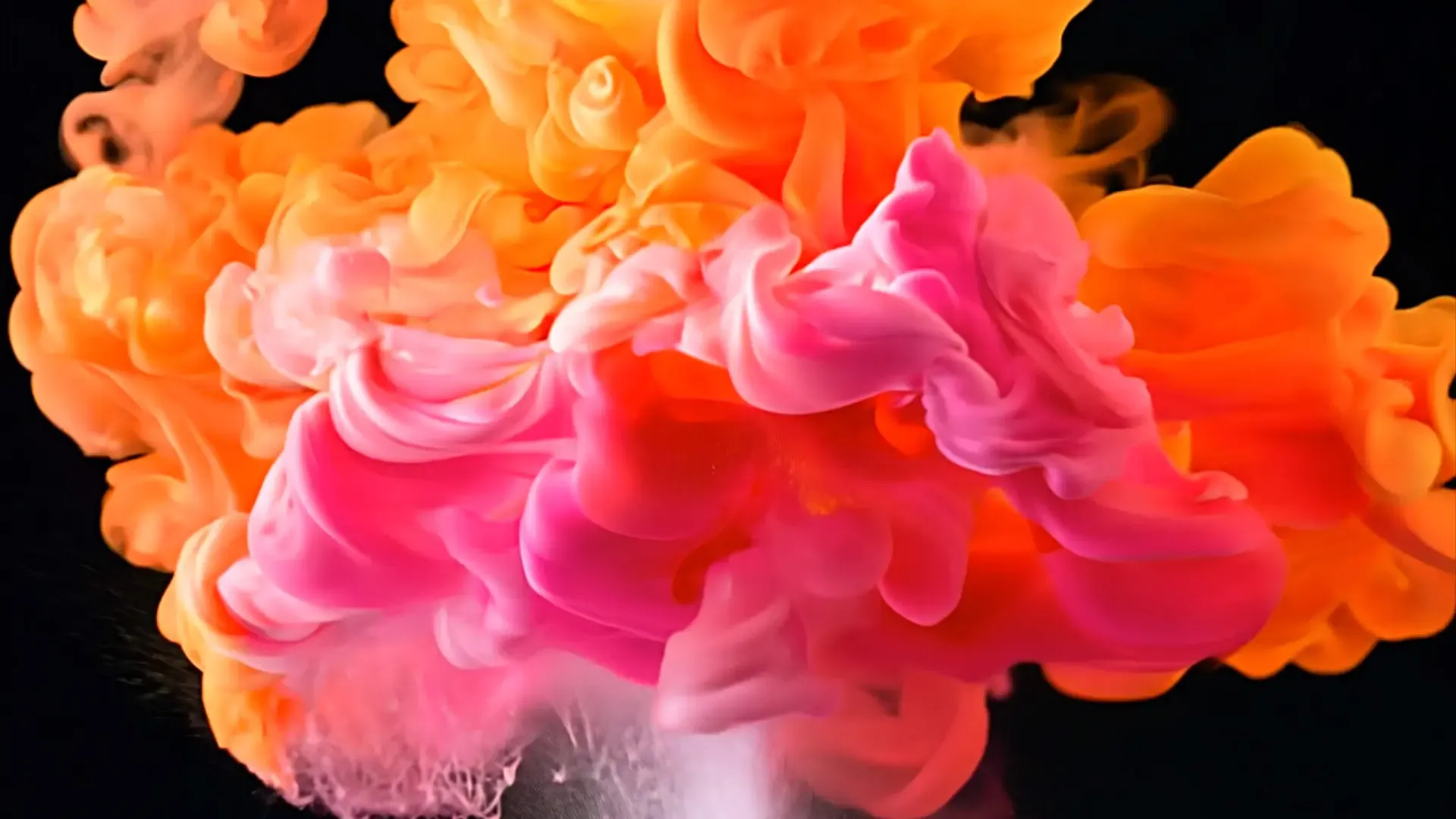 Dreamy Pink and Orange Smoke Overlay for Artistic Video Projects